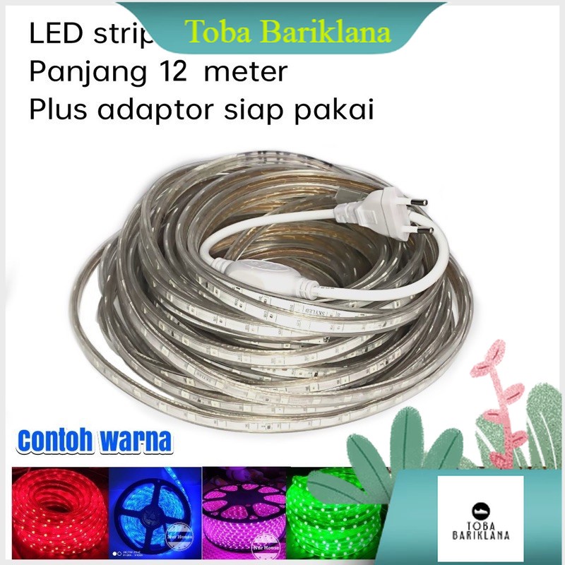 lampu led strip lampu plafon 12 meter