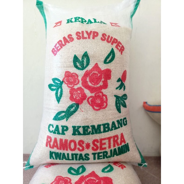

Beras setra ramos CAP KEMBANG