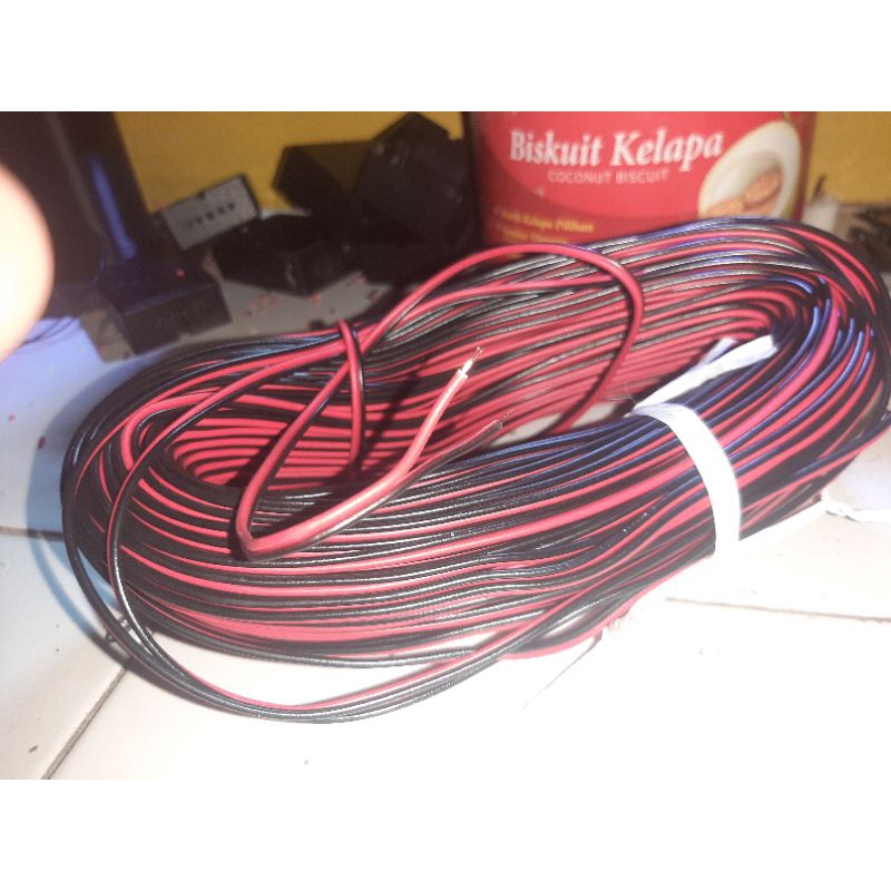 kabel audio dan lampu variasi mobil dan motor meteran murah