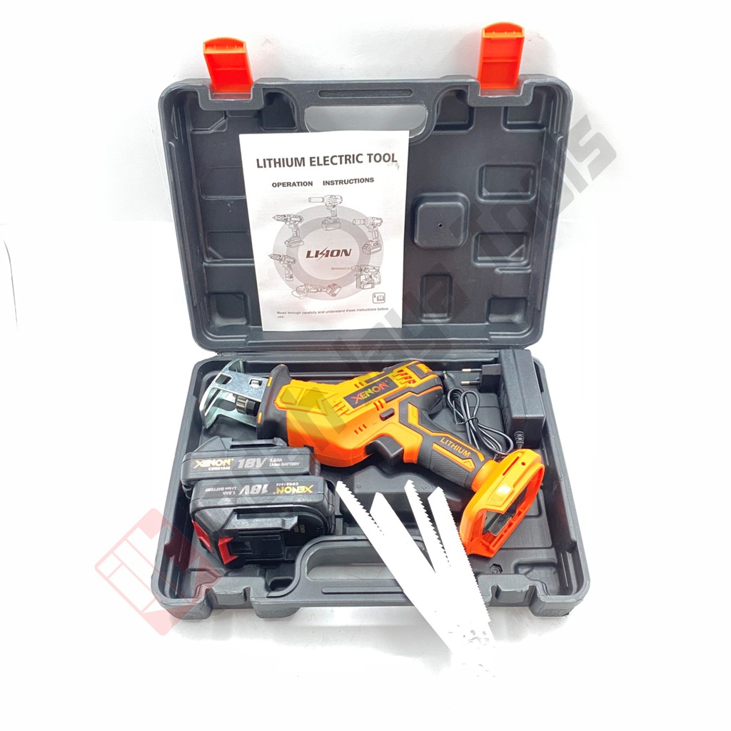 XENON CDRS1845 Mesin Gergaji Reciprocating Sabre Saw Cordless Baterai