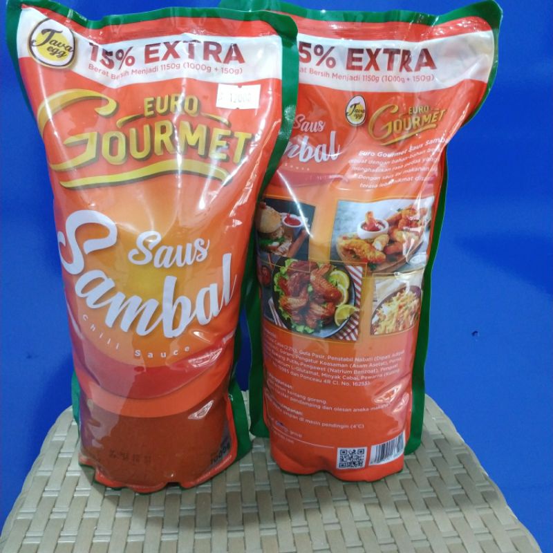 

Euro Gourmet saus sambal 1kg