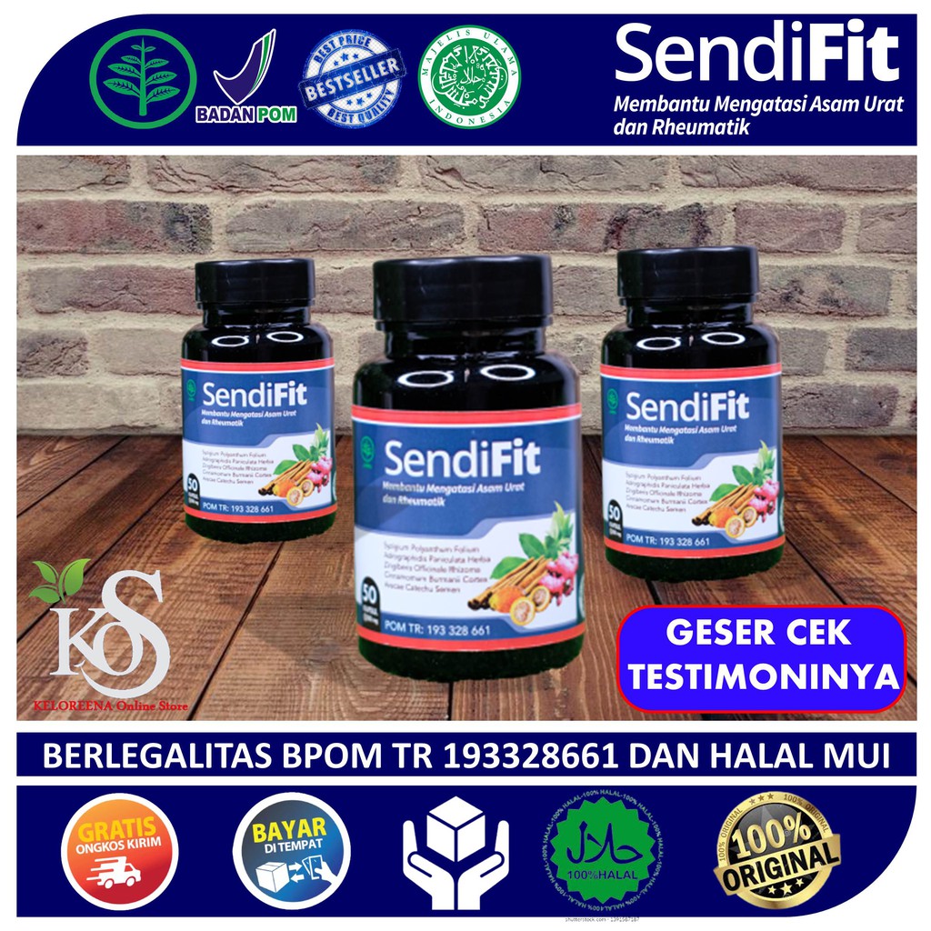 Jual Sendifit Acep Herbal Obat Nyeri Sendi Syaraf Kejepit Pegal Linu