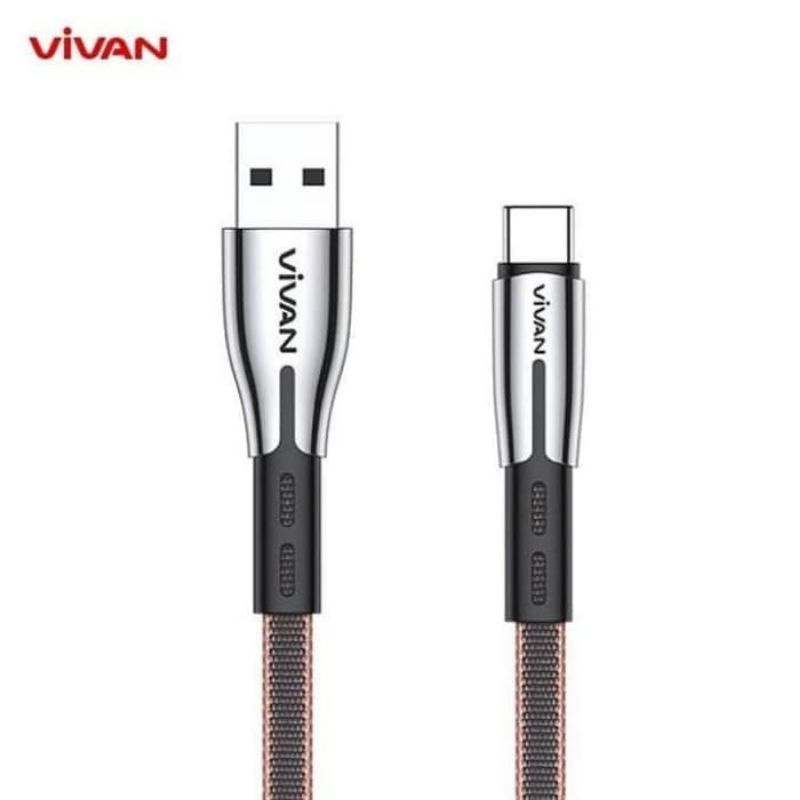 Vivan BTK-C Kabel Data USB Type C Tipe C 3A Fast Charging