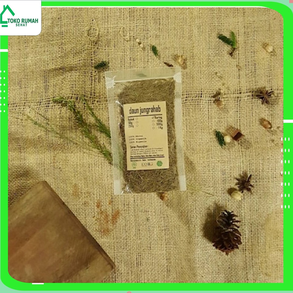 

DAUN JUNGRAHAB KERING 100 GRAM - Baeckea Frutescens - MURNI - JS