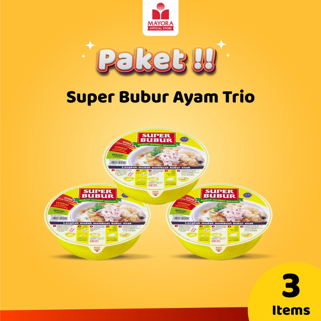 

Super Bubur Ayam Trio 64 gram
