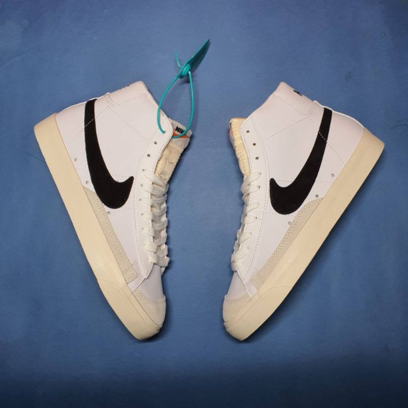 NIKE BLAZER MID 77 "WHITE BLACK" WHITE/SAIL-BLACKHigh Premium QualityBNIB (Brand New In Box)