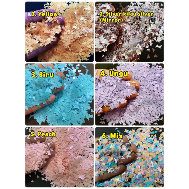 Cat glitter kucing fancy nail art scrapbooking dekorasi kerajinan tangan slime sprinkle