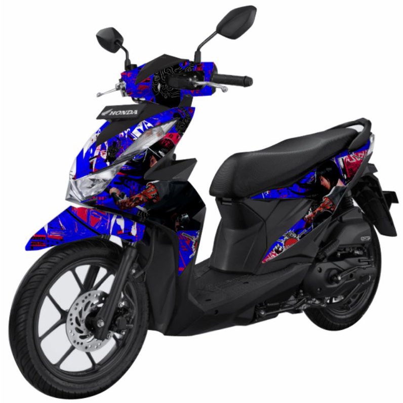 decal full body Honda beat 2018/new stiker decal striping variasi Honda beat