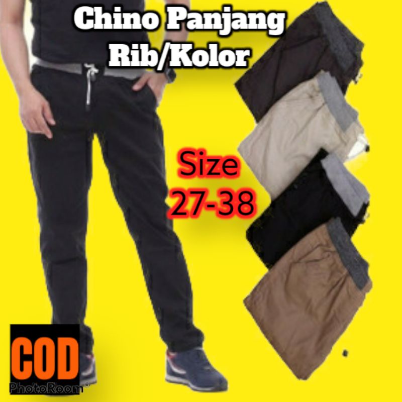 Celana cinos panjang pria kolor murah grosir semarang distro cowok keren pakaian chino chinos laki