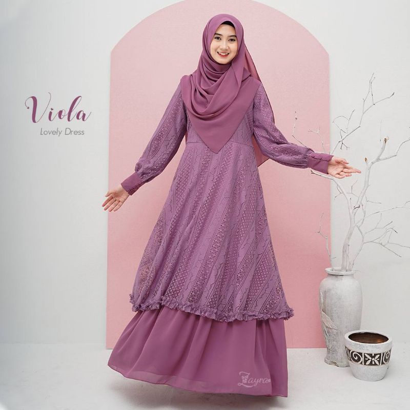 READY LOVELY DRESS  by Zayrahijab GAMIS SAJA