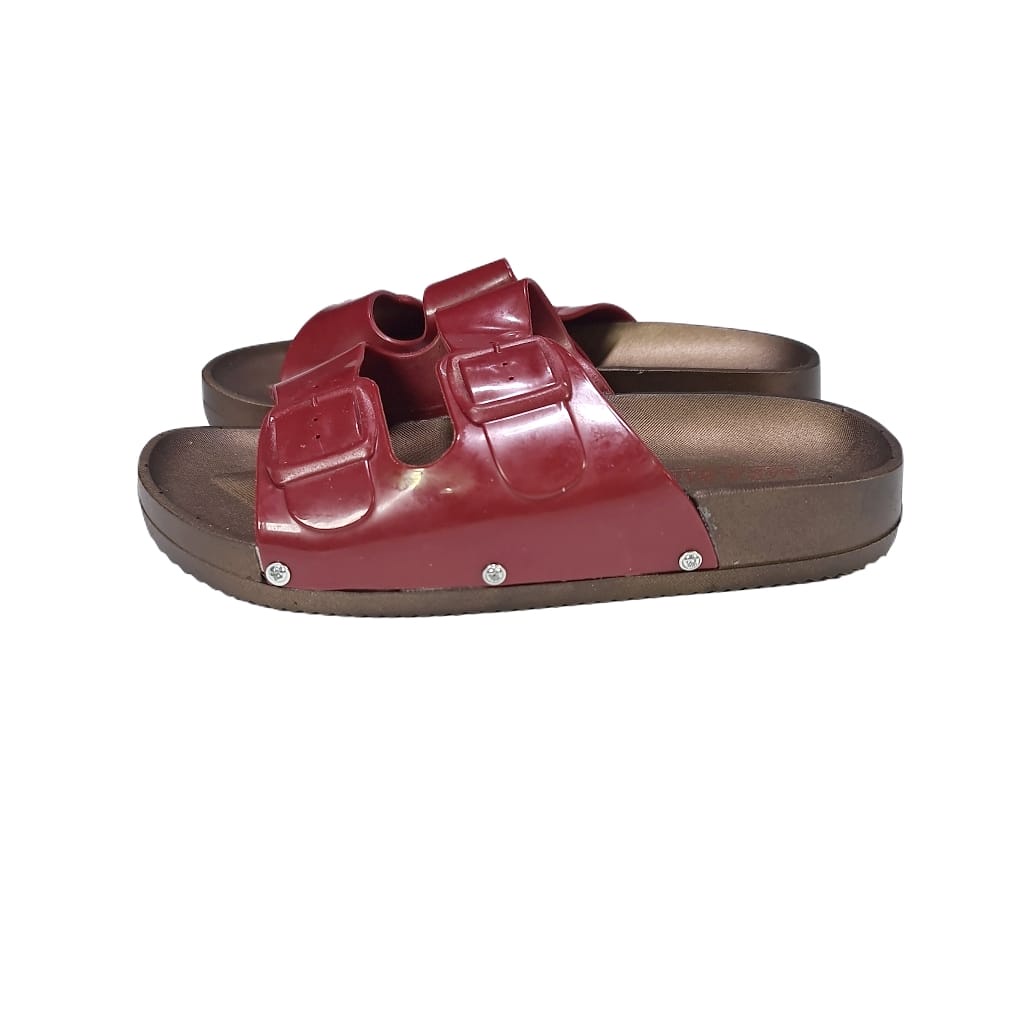 Jelly sandal cewek bara bara slop kokop karet import sendal wanita barabara 8078B2SB