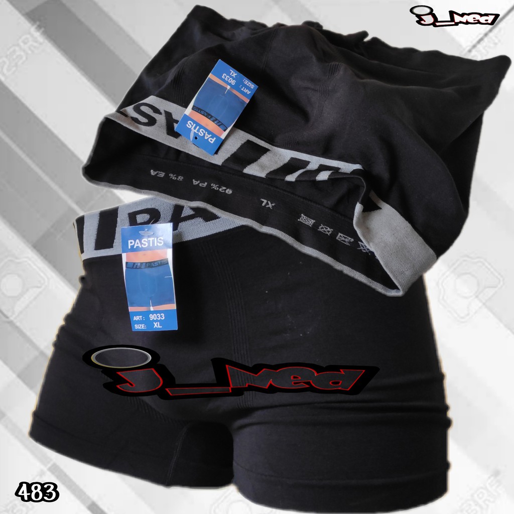 J483 Celana Dalam Pria Boxer M L XL Boxer Pria Premium Import Cd Pria Boxer