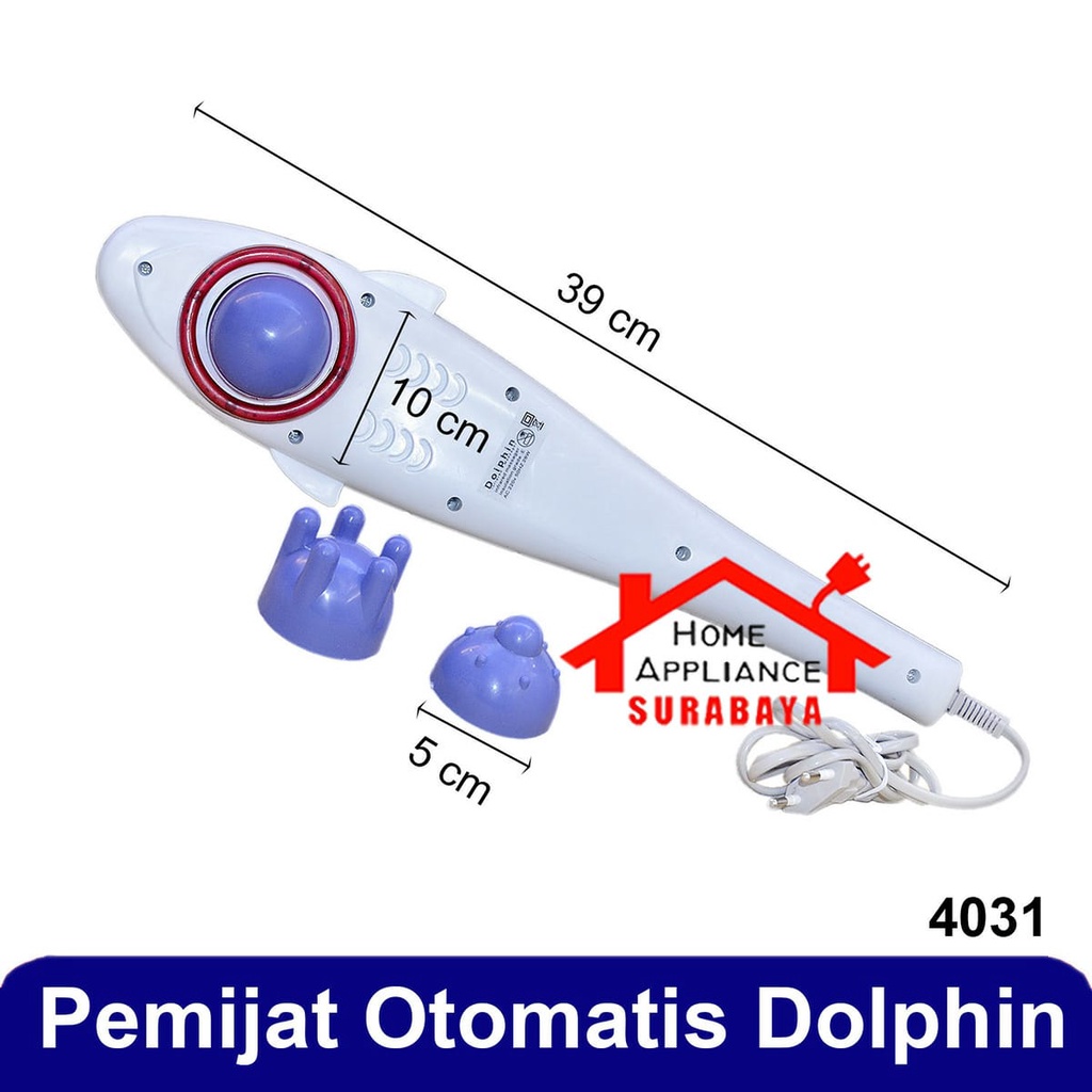 Alat Pemijat Elektrik Pijat Dolphin Massager Infrared 3 IN 1 Listrik GSF 4031 / Vanstar