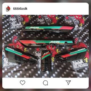 Paket hemat cover body honda astrea grand bulus 1991 1992 bisa untuk