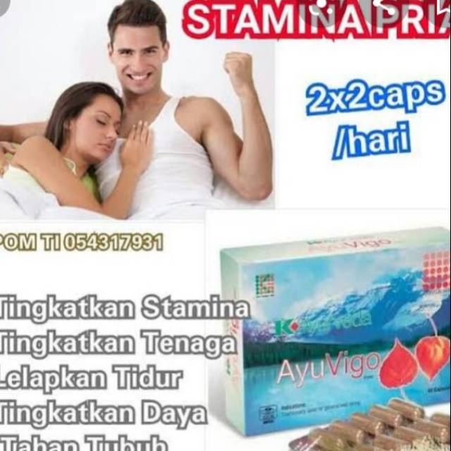 Stamina pria di ranjang 60 kapsul// k- ayu Vigo original produk k-link