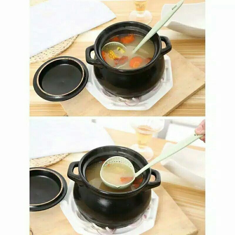 ⭐ Jendela Kosmetik ⭐ Centong Soup / Centong kuah / Centong 2 in 1 / Sendok Saring Soup / Centong Sop / Sendok Kuah / Sendok Soup / Sendok Sop