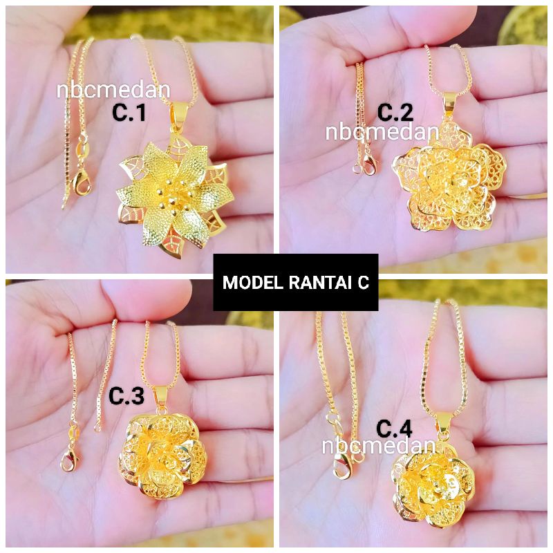 Kalung replika mas 24k