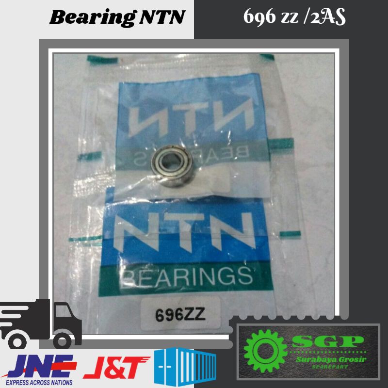 Ball Bearing Laher 696-ZZ JAPAN NTN Ukuran 6x15x5 mm JPN laker