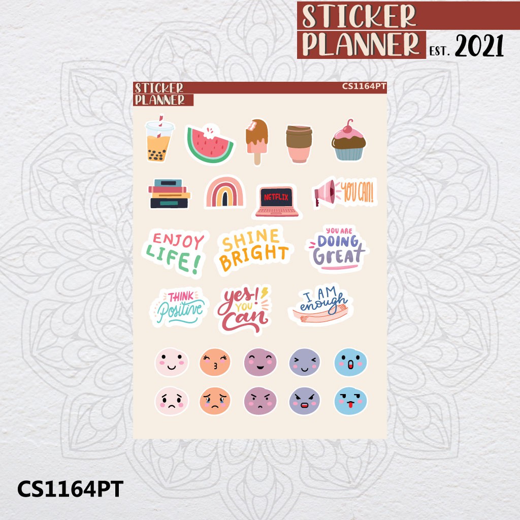 

Cute Style Icons Weekly Sticker Planner | Sticker Sheet, Bujo, Hobonichi, Scrapbook, & Journal