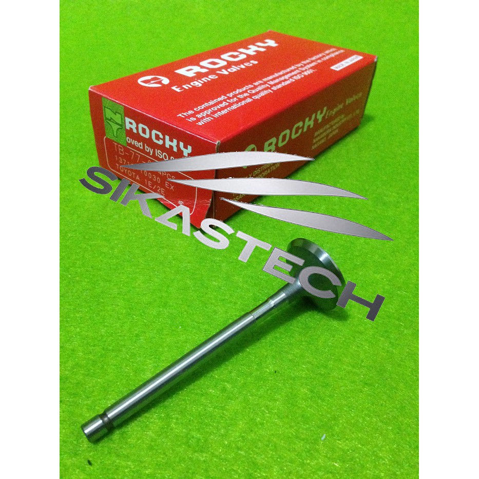 13715-10030 EXHAUST VALVE / KLEP API TOYOTA 1E / 2E STARLET EP70 1000cc EP71 1300cc KOTAK EP80 1.0 E