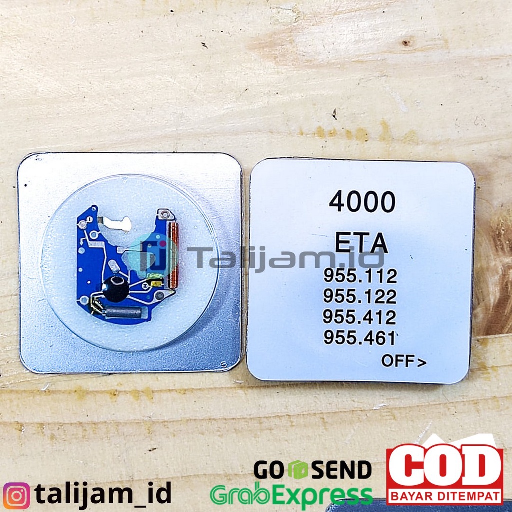 IC MESIN JAM ETA 4000 IC JAM SWISS ETA 955.112/122/412/461 BIRU