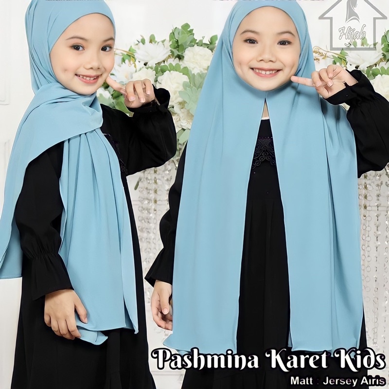 Pashmina Instan Jersey Karet Kids // Pashmina Karet Kids