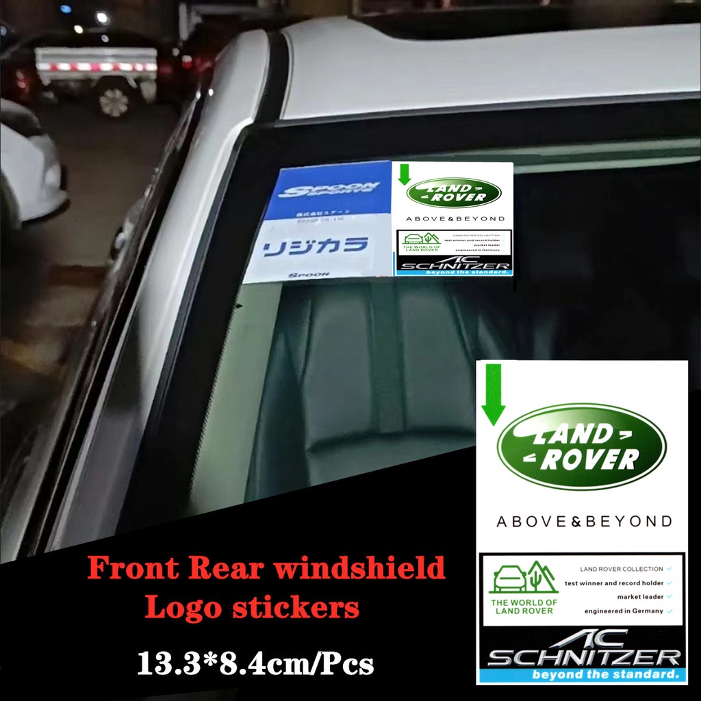 LAND ROVER Sticker Dekorasi Kaca Depan Mobil LANDROVER Rover Discovery Sport 3 4 Defender Freelander 2 Vogue Vela P38