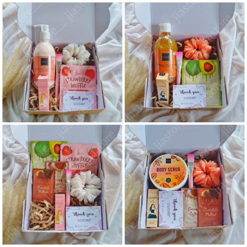 Hampers Scarlett Gift Box Skincare Hadiah Kado Ultah Birthday Graduation Geamoore Lea Gloria