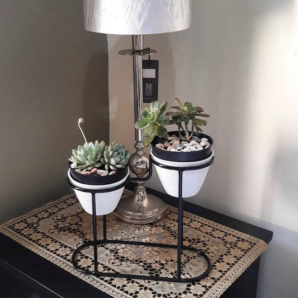 (COD) STAND POT TABLE / standing pot meja / Hiasan ruang tamu