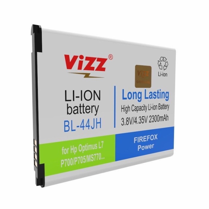 Baterai Vizz LG BL-44JH/Optimus L7 Original
