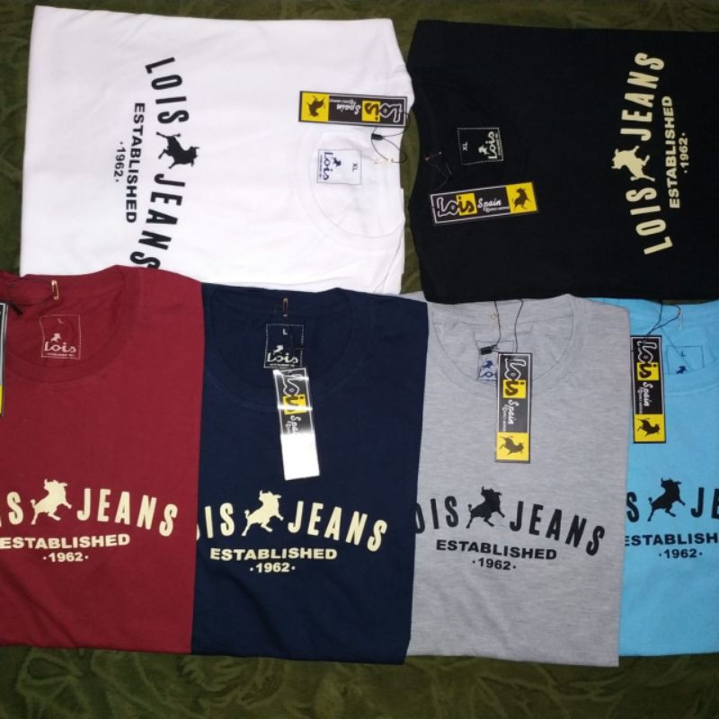 kaos distro LOIS grade ORI cowok/cewek