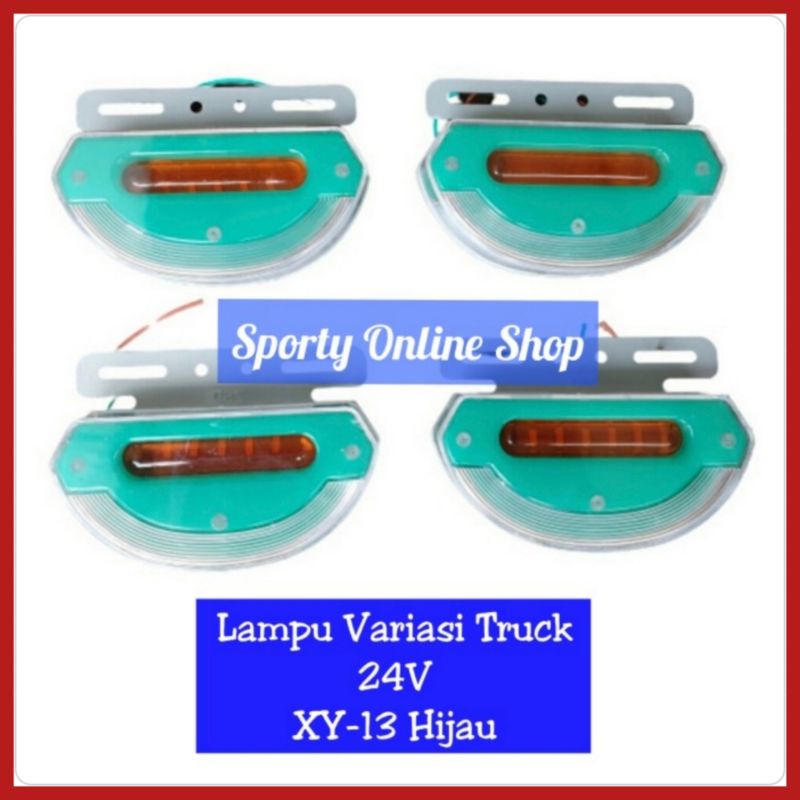 Lampu Variasi Bak Truck 24 Volt XY-13 Isi 4pc