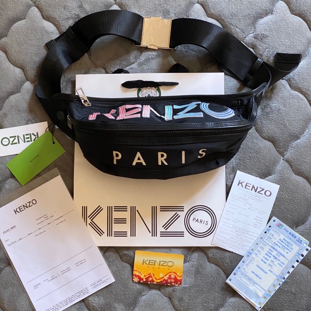 Kenzo waistbag original kenzo waistbag pria tas selempang pria selempang impor selempang hypebeast