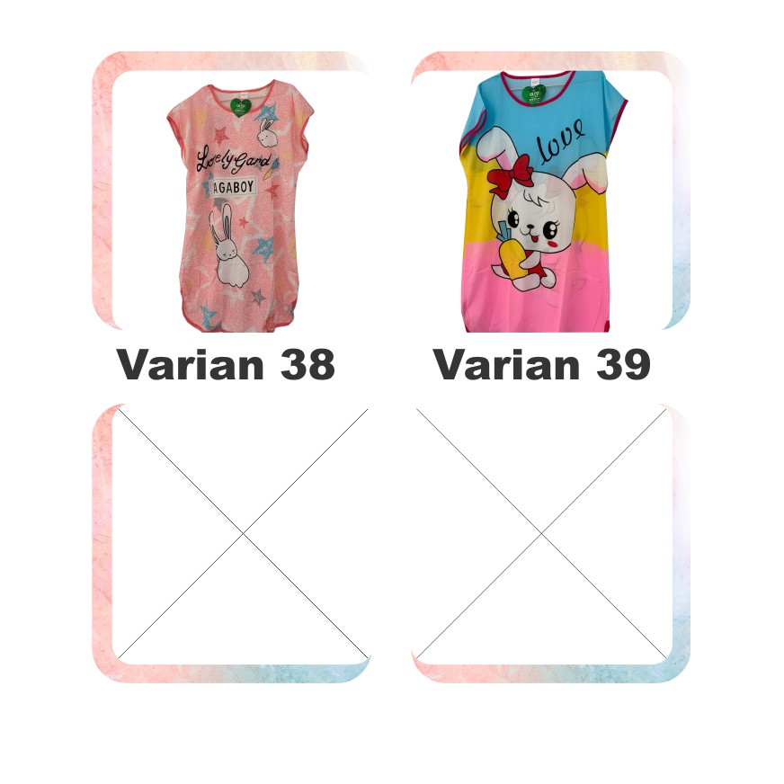 ❀ Chingu ❀ PW061 Part 2 COD Baju Tidur Wanita Piyama Motif Kartun Lucu Pakaian Wanita Daster Variasi