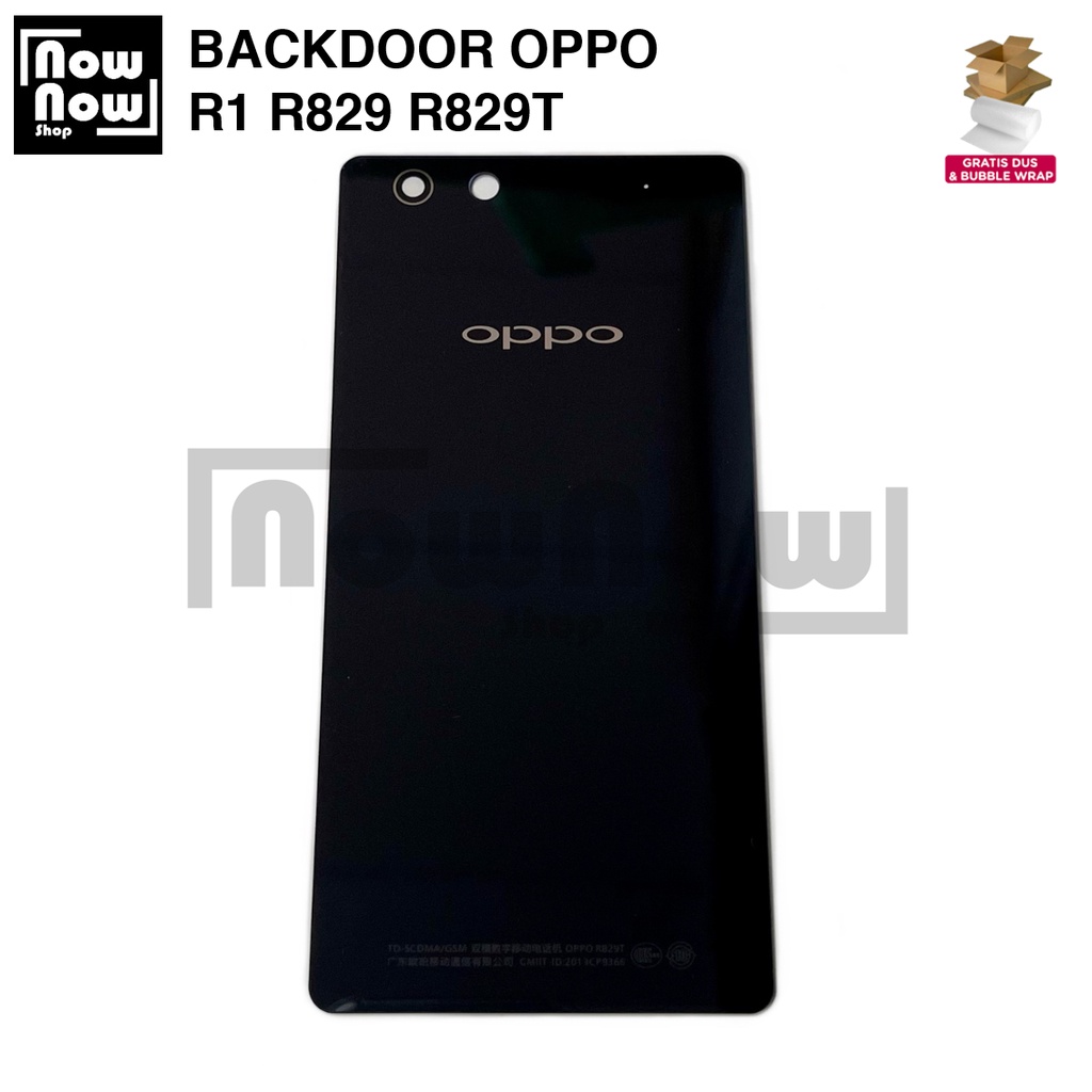 Backdoor Tutup Belakang Baterai Backcover Back Casing Kesing Oppo R1 R829 R829T Cover Belakang