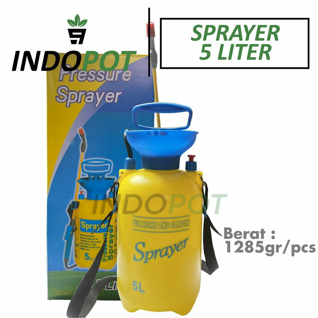 Sprayer Semprotan 5 Liter Tangki Besar Tebal Anti Bocor  + Stick Semprotan
