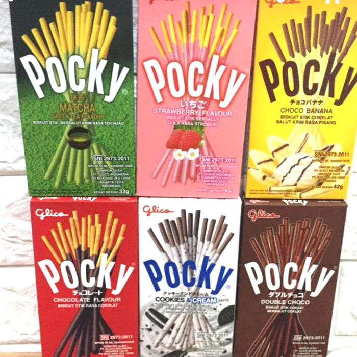 

Glico Pocky Strawberry 45gr / Chocolate 47gr Pocky Stick