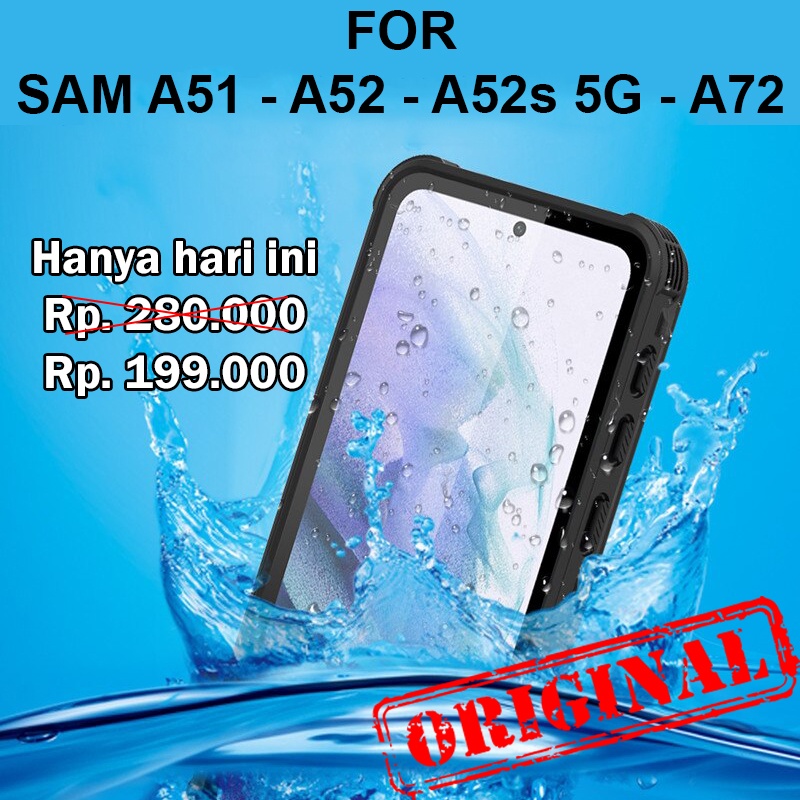 REDPEPPER case for Samsung Galaxy A51 A52 A52s A72 softcase casing hp anti air full cover waterproof