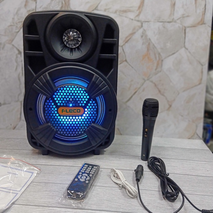 Speaker Bluetooth MP3 FLECO F 804N / Speaker Salon Bass / Speaker FLECO F-804N / Speaker Radio FM / Speaker Terbaru / Speaker No Sember / Speaker Full Bass | FMS