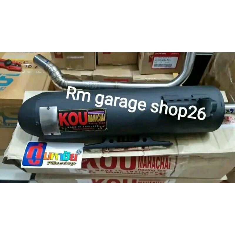 knalpot kou pcx 2018, pcx cbu, vario 125 /vario 150 kou mahachai Original thailand