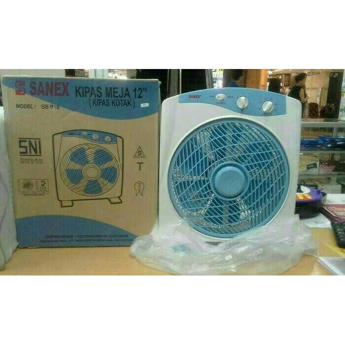 GROSIR TERMURAH BOX FAN / KIPAS ANGIN KOTAK 12 INCH SANEX