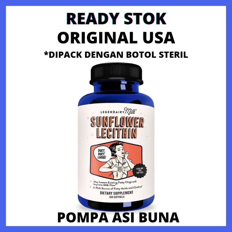 Jual Sunflower Lecithin Legendairy Milk Sunflower Lecithin Organik