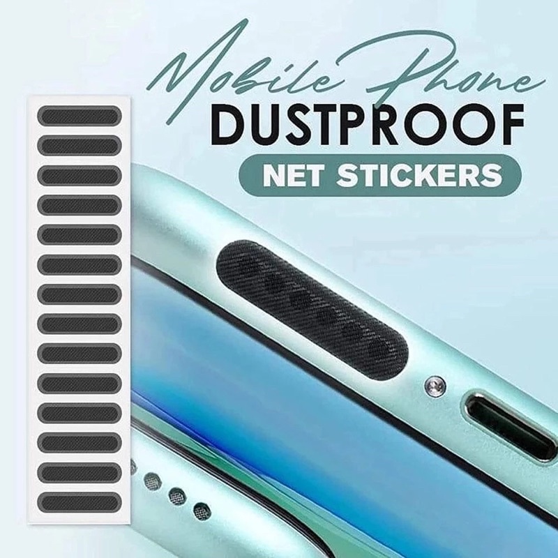 [2 PCS] Mobile Phone Dustproof Net Stickers Speaker Mesh Anti Dust Proof