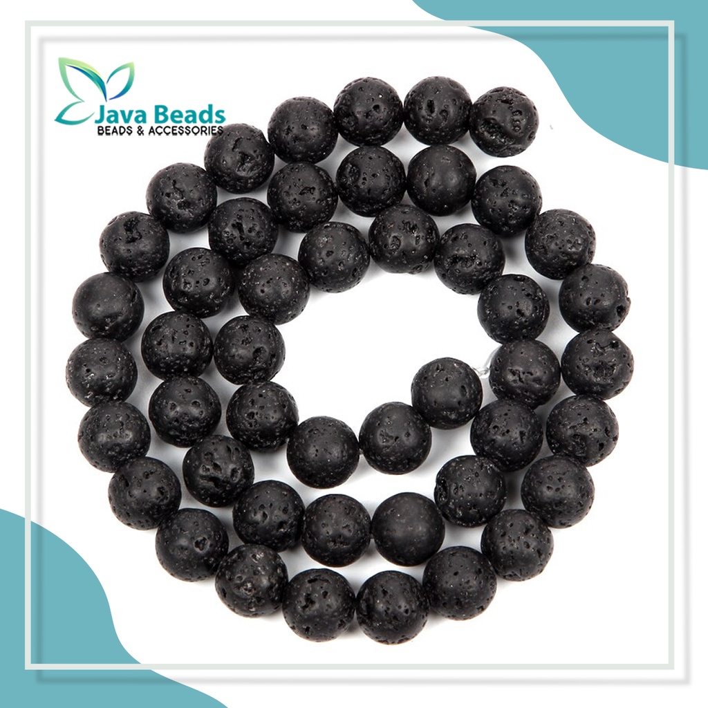 Manik Batu Lava Stone Lava Rock Beads