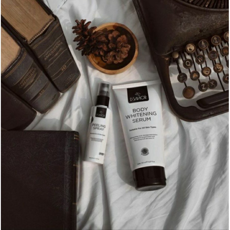 D'savior Body Whitening Serum and Peeling Spray 100% ORI