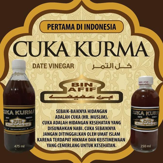 

promo!! terlaris cuka kurma bin afif original terbaru