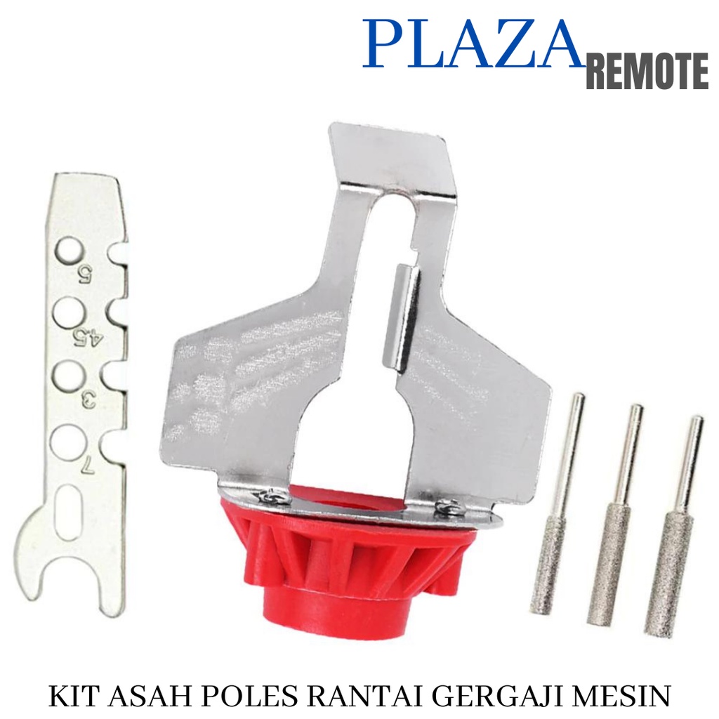 Kit ALAT Pengasah pemoles rantai Gergaji Mesin potong CHAINSAW TUKANG SHARPENING