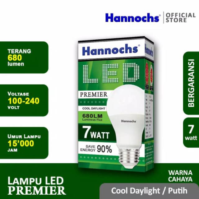 Lampu Led Hannochs Premier 7w 7 watt