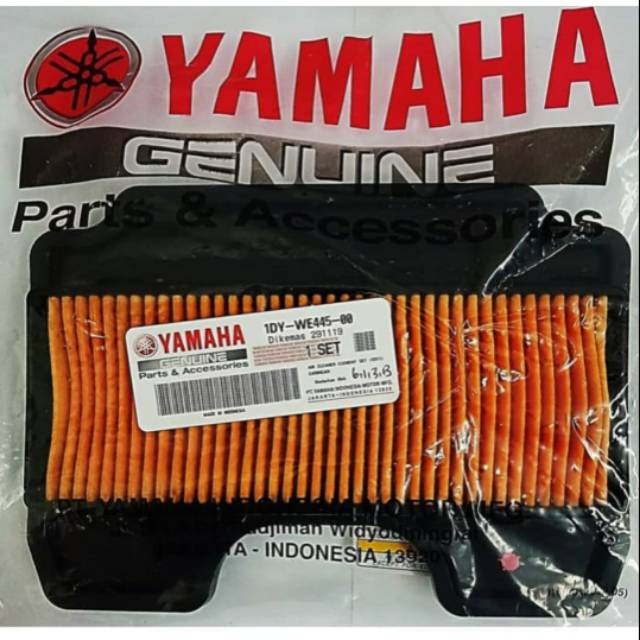 FILTER SARINGAN UDARA JUPITER Z1 ASLI ORI YAMAHA 1DY WE445 00