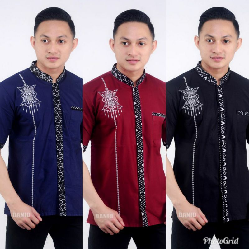 trolistore baju koko kurta pria cowok kain ospot oxford tebal kwalitas bagus termurah terlaris KRT